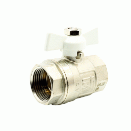 Кран шаровой STI с ВР/ВР резьбой 1" ручка-бабочка