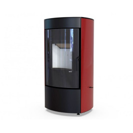 Печь-камин Defro Home Ceres 6 кВт красная сталь