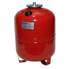 Расширительный бак для отопления Vodos Heat 100 литров (мембрана SE.FA Italy) красный