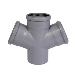 Крестовина канализационная Ostendorf HTDA 110x110*67° (арт.115900)