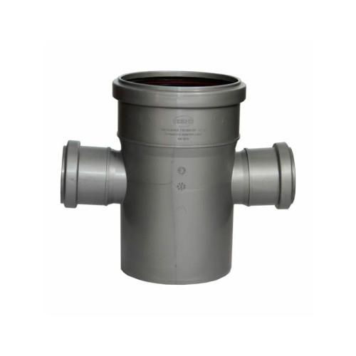 Крестовина одноплоскостная канализационная Sinikon Standart 87º 110х50х50 мм