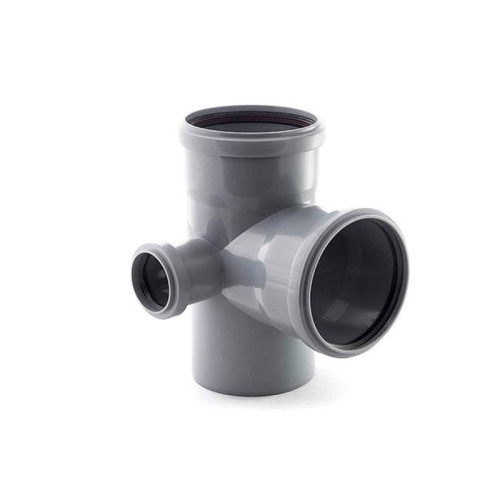 Крестовина двухсторонняя канализационная Sinikon Standart 87º 110х110х50 мм