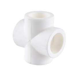 Крестовина равносторонняя полипропиленовая Fusitek 20мм