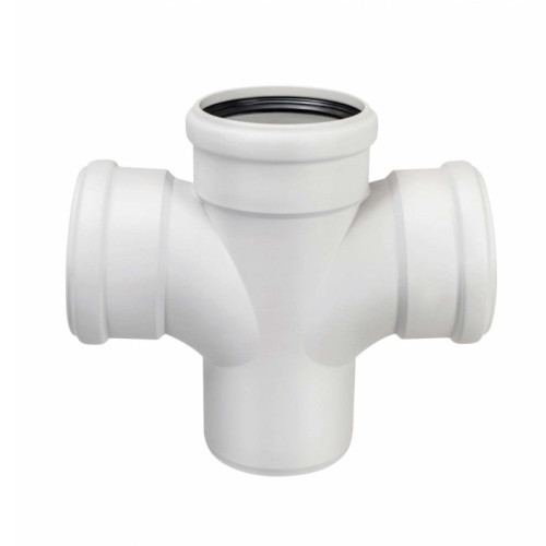 Крестовина канализационная Ostendorf SKDA 87° 75x75x75мм (арт.333900)