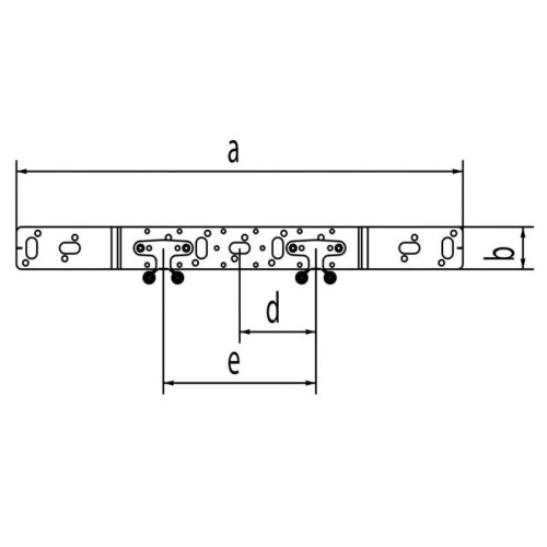 Кронштейн тип 0 75/150 мм длинный REHAU (АРТ. 11055293008)