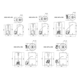 Напольный газовый двухконтурный котел Kiturami KSG Hifin New 100