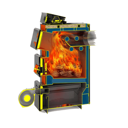 Полуавтоматический котел длительного горения Куппер ПРО Турбо 42