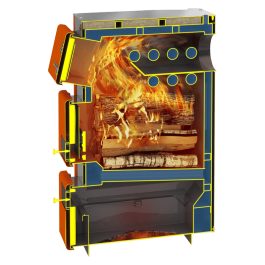 Котел твердотопливный Теплодар Куппер ПРО 28 (2.0)