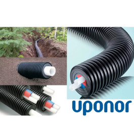 Теплотрасса Uponor Ecoflex Quattro 2х40х3,7-2х40х5,5 /200 (арт.1044019)