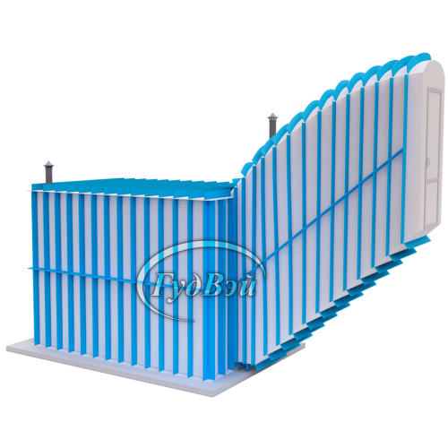 Пластиковый погреб ГудВэй Люкс 2,5*2м