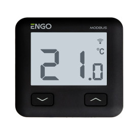 Беспроводной терморегулятор ENGO с Wi-Fi и поддержкой MODbus 220В черный