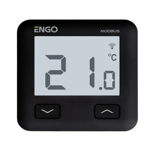Беспроводной терморегулятор ENGO с Wi-Fi и поддержкой MODbus 220В черный