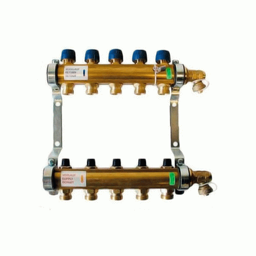 Коллектор Watts HKV 5 контуров 1x3/4" евроконус для тёплого пола
