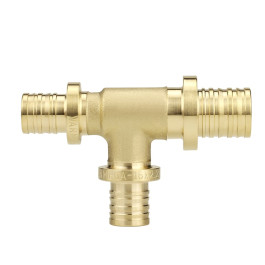 Тройник переходной латунный Varmega Slide-fit 25х25х16 мм