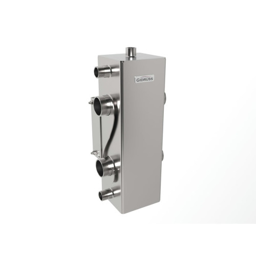 Гидрострелка Gidruss GRSS-150-40 до 150 кВт 1 1/2" нержавеющая сталь