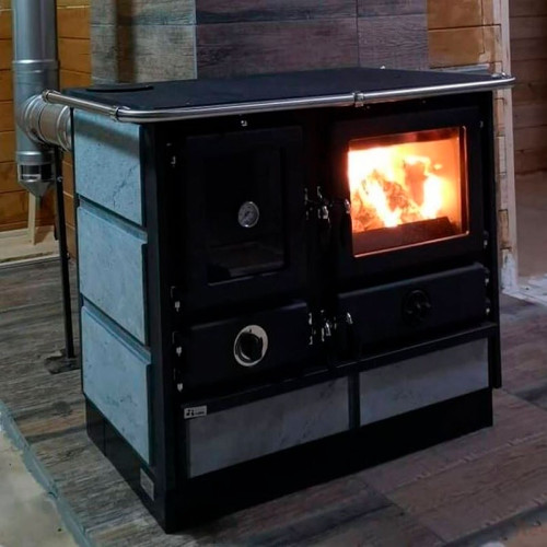 Печь-камин MBS Magnum Thermo stone левая