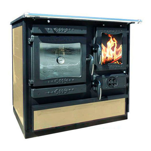 Отопительно-варочная печь Guca Guliver cream левая