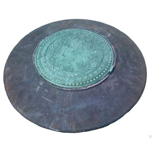 Люк конусный полимерпесчаный для колодца диаметр 1070 мм