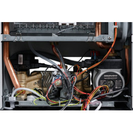 Настенный газовый двухконтурный котел Mizudo GB M24T pro Белая панель(стекло) c шиной OpenTherm