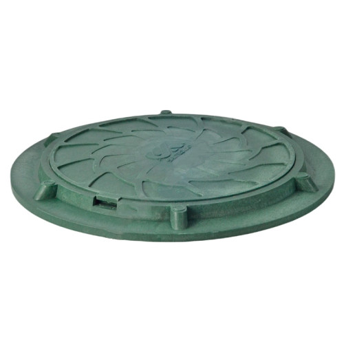 Люк полимер Сантехкомплект (легкий садовый) 750х580мм Н=60 15кН