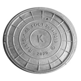 Люк чугун канализационный (К) Л A15 Л(А15)-1-60 легкий ГОСТ 3634-2019
