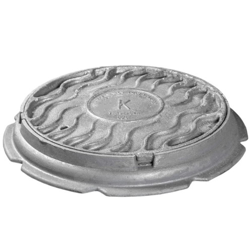 Люк чугун Завод-Универсал канализационный (К) Т тяжелый Т(С250)-1-61
