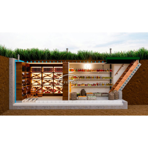 Пластиковый погреб ГудВэй Микс 4*2,4м