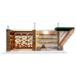 Пластиковый погреб ГудВэй Микс 5*2м