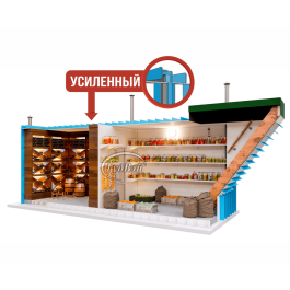 Пластиковый погреб ГудВэй Микс 5*2м