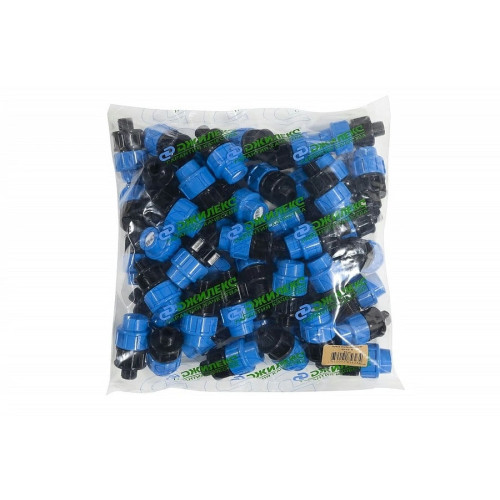 Муфта Джилекс 20x3/4" с наружной резьбой для труб ПНД