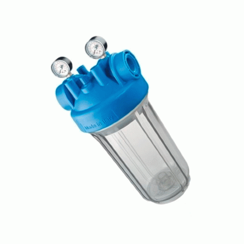 Колба для фильтра Atlas Filtri DP Big 10 Mono 1" IN TS с манометрами