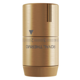 Термоголовка жидкостная Royal Thermo Design М30х1,5 (Золото матовое)