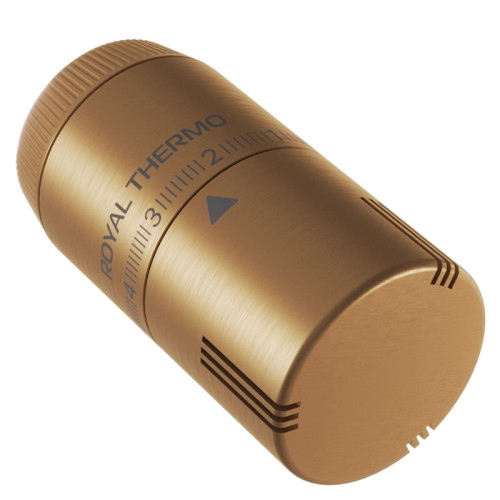 Термоголовка жидкостная Royal Thermo Design М30х1,5 (Золото матовое)