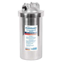Магистральный фильтр колба из нержавеющей стали 10 ББ Аквабрайт