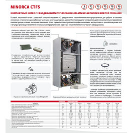 Настенный двухконтурный котел FONDITAL MINORCA CTFS 11