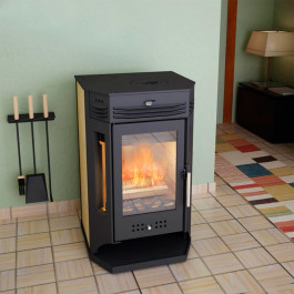 Печь-камин Мета Москва 9 кВт с плитой