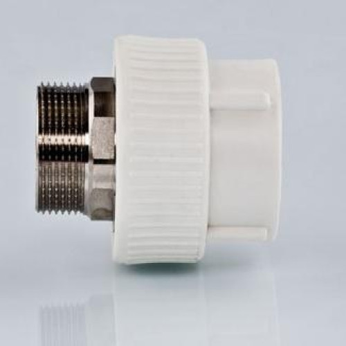 Муфта комбинированная нар.резьба под ключ Tebo D50 x 1.1/2"