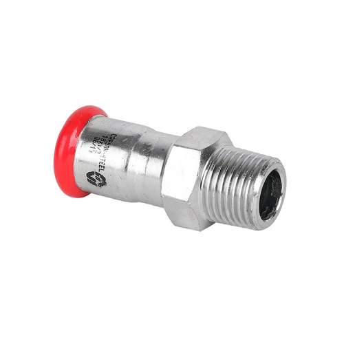 Муфта с НР резьбой из оцинкованной стали MVI 18х3/4" мм