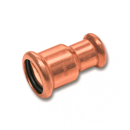 Муфта переходная Sanha 28х22 мм медная под пресс арт.162402822