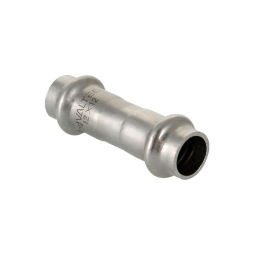 Муфта пресс Valtec VT.INOX-PRESS 22x22мм из нержавейки (арт.VTi.903.I.002222)