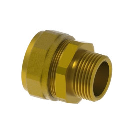 Муфта латунная Hela для полимерных труб 20х3/4" (2.8мм)