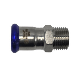 Пресс-муфта с НР резьбой MVI 108х4" мм нержавеющая