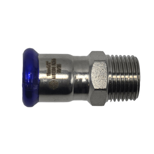 Пресс-муфта с НР резьбой MVI 42х1 1/2" мм нержавеющая