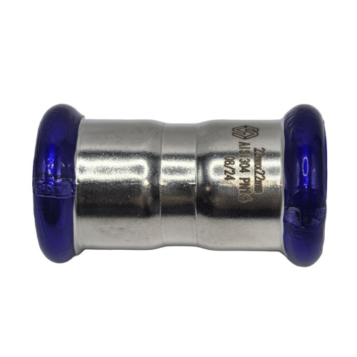 Пресс-муфта MVI 18 мм нержавеющая