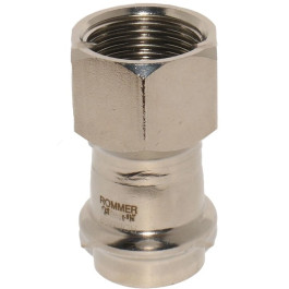 Муфта Rommer из нержавеющей стали с ВР резьбой 18х3/4" мм