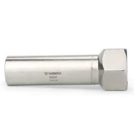 Муфта безраструбная Varmega Inox Press с ВР резьбой 28х1" мм