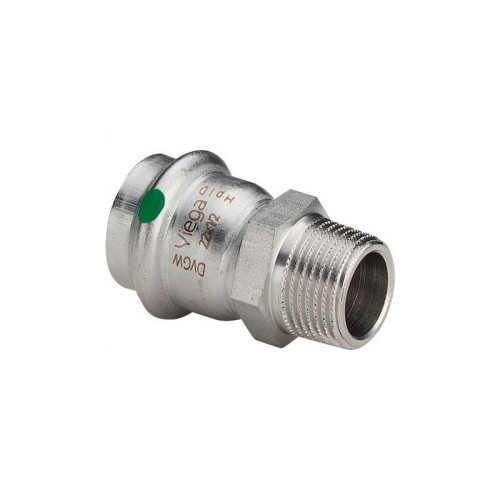 Муфта переходная Viega Sanpress Inox 18х1/2" НР из нержавейки (арт. 436469) серия 2311