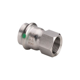 Муфта переходная Viega Sanpress Inox 28х1" ВР из нержавейки (арт. 436650) серия 2312