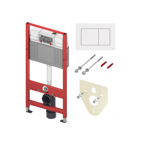 Комплект Tece Base 2.0 для подвесного унитаза с белой клавишей смыва TeceNow