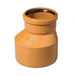 Муфта переходная рыжая Ø110-160 ПВХ Nashorn